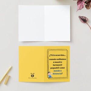 Tarjeta divertida felicitación | Imprimible PDF instantáneo en español | Chiste original | Recuerdos | Canva | Descarga al INSTANTE.