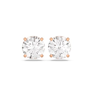 Lab Grown Diamond Stud Earrings| 2.0-3.0 carat Diamond Studs for Women| 14K Solid Gold White,Yellow,Rose| IGI certified | Lab Diamond Studs