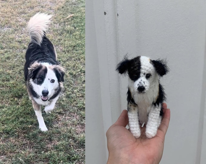 Look Alike Dog, Custom Plush Dog, Custom Crochet Dog, Custom Pet Doll, Custom Stuffed Animal, Pet Memorial, Christmas Gift
