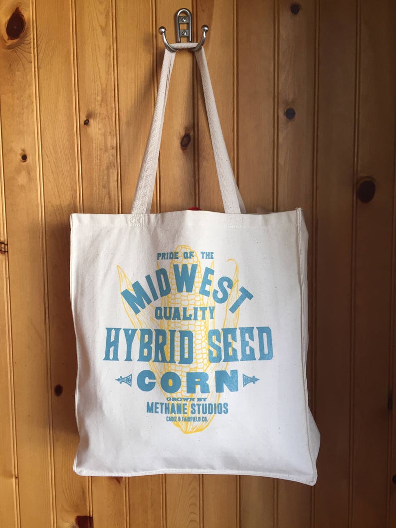 Hybrid Seed Tote Bag Shopping Bag Reusable Bag Etsy