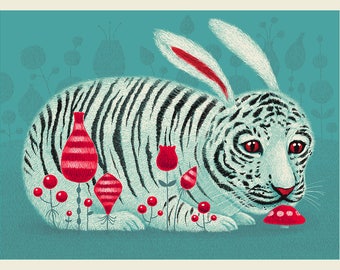 international wholesale only  Tiger Bunny Screen Print