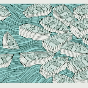 Boats 18 x 24