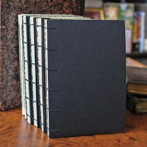 Koptisch schetsboek, aanpasbaar: plat leggen, antieke stijl, handgemaakt