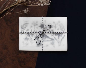 Set di biglietti d'auguri piatti con motivi botanici antichi e uccelli, articoli di cancelleria floreali vintage per gli amanti della natura, eleganti biglietti ispirati al giardino