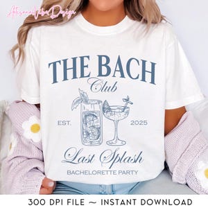 The Bach Club Bachelorette Digital Png, Bachelorette Party Png, Bachelor Beach Bridal 2025, Beach Bach Png, Bridal Party, Social Club Luxury