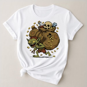Loot Goblin Rampage – ILLUSTRATION - für Print-on-Demand, Textildruck, Poster, T-Shirts oder Sticker, easy zum selber machen!