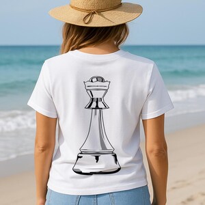 Schach! Dame – ILLUSTRATION als digitale Datei | Für Poster, Shirts, Textildruck, Sticker & Wanddeko (Format A3, 500 dpi)