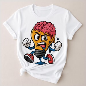 Brainstorm – ILLUSTRATION - für Print-on-Demand, Textildruck, Poster, T-Shirts oder Sticker, easy zum selber machen!