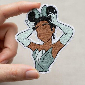 Haftowane naszywki z księżniczkami Disneya, naszywki do prasowania Disneyworld, naszywki Ariel, naszywki Kopciuszek, naszywki Disneyland, naszywki na czapki plecakowe zdjęcie 7