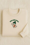 EMBROIDERED Ghost Philadelphia Football Sweatshirt, Football Game Day Mom T Shirt, Halloween Football  Sweatshirt, ESL377 product logo