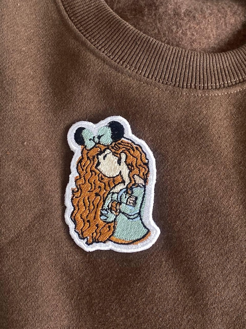 Haftowane naszywki z księżniczkami Disneya, naszywki do prasowania Disneyworld, naszywki Ariel, naszywki Kopciuszek, naszywki Disneyland, naszywki na czapki plecakowe zdjęcie 4