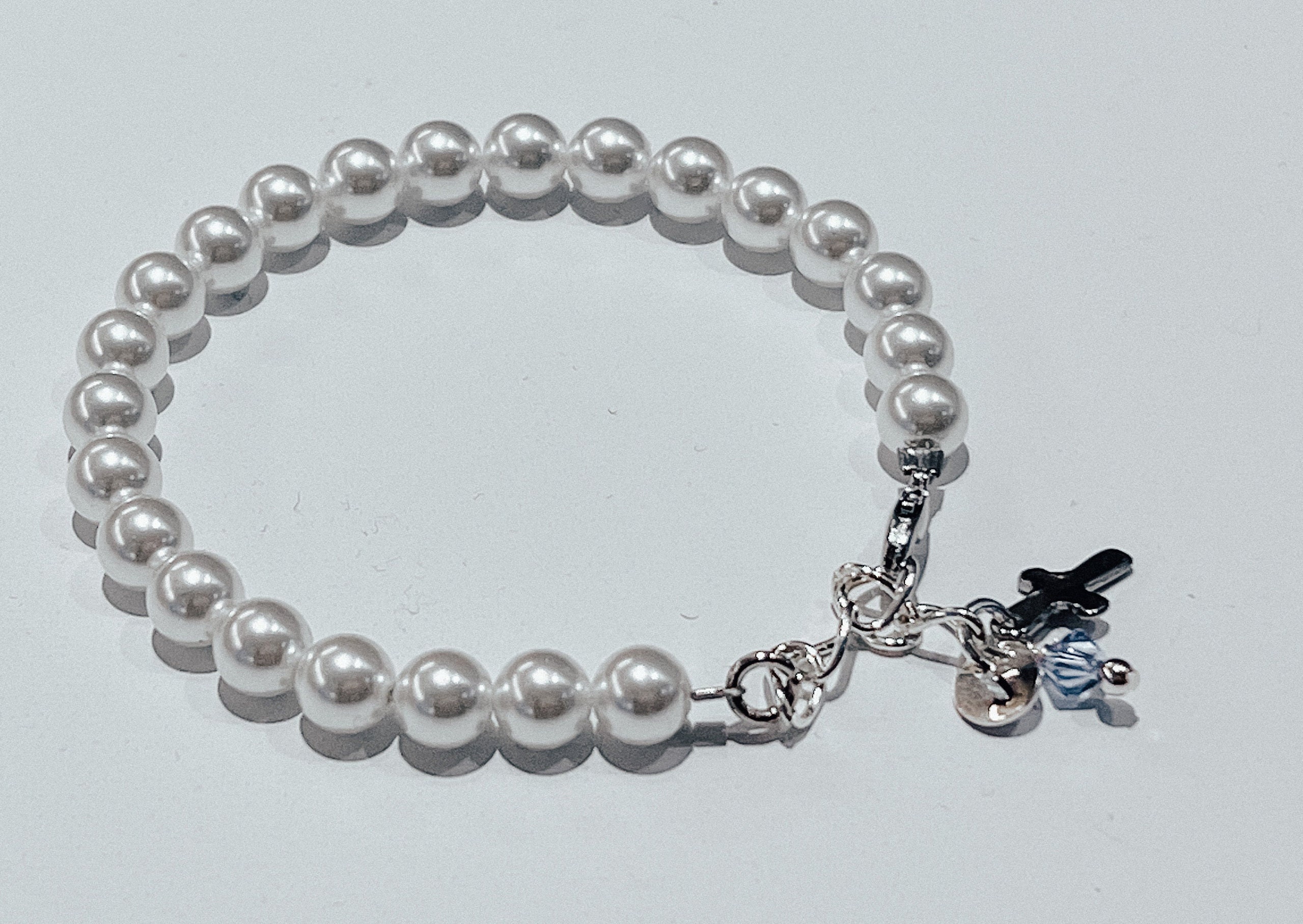 First Communion Gift Girl Holy First Communion Bracelet Etsy