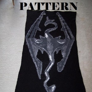 Skyrim afghan pattern