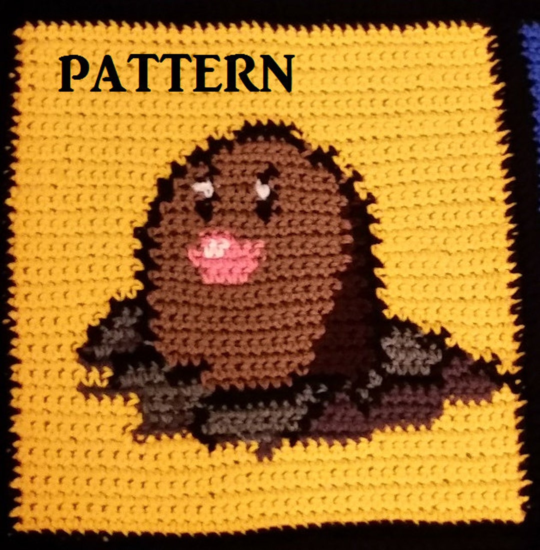 Diglett Individual Pattern - Etsy