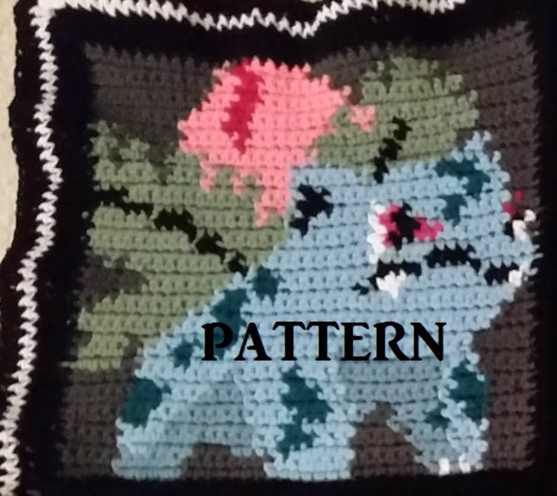 Individual Ivysaur Pattern - Etsy