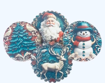 Christmas Sugar Cookies – Holiday Cookie Set, Seasonal Gift Box Cookies, Festive Printed Cookies