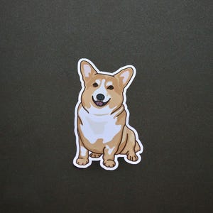 Pegatina de perro Corgi - Calcomanía de animales - ENVÍO GRATUITO EN EL REINO UNIDO