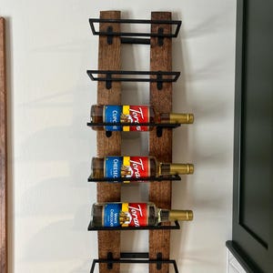 Bourbon wine rack, whisky display, whiskey shelves, bourbon holders