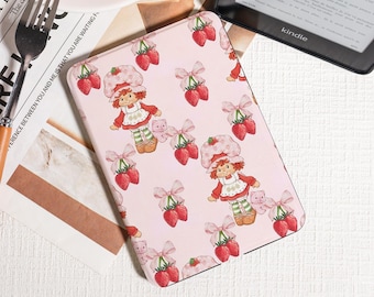 Strawberry Shortcake Kindle Hülle: Niedlich Für Jeden Tag,Kindle Paperwhite 2025 Hülle,Kobo Clara Bow Hülle,Kindle 12th/2024(6 ") Hülle,Geschenk Für Sie