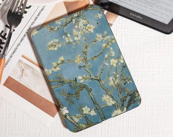 Van Gogh's Almond Blossoms Kindle Case,Kindle PaperWhite 2025 Case,Kobo Clara Bow Case,Kindle 12th/2024(6") Case,Artistic for Art Lovers