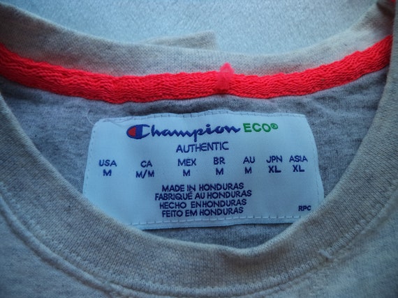 Vintage Champion Eco Sweatshirt Authentic Sz M Fl… - image 2