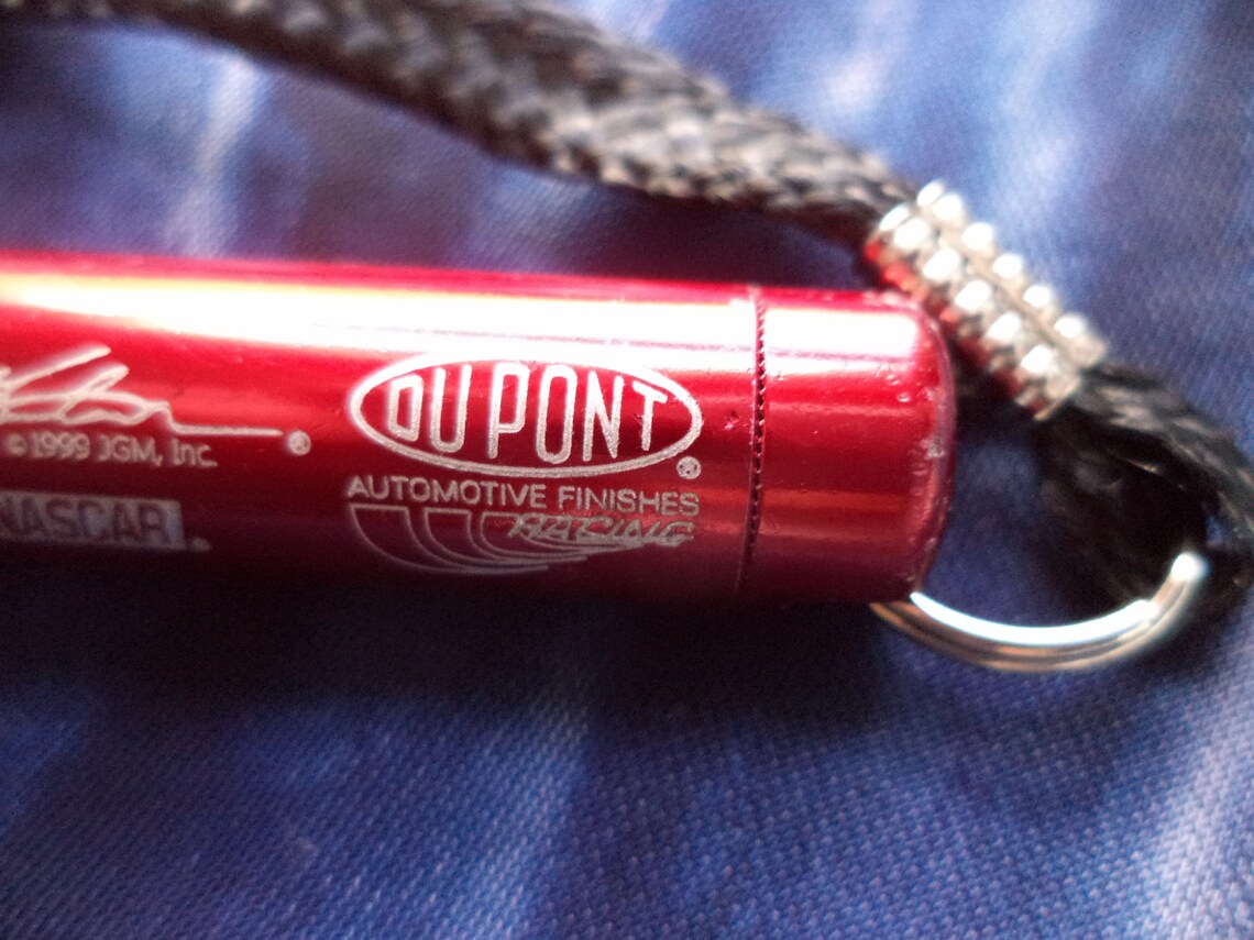 Vintage Jeff Gordon Mini Maglite Flashlight Keychain Signature Etsy