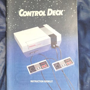 Vintage 1990 Nintendo Control Deck Instruction Booklet Only Rev 6 Manual Guide