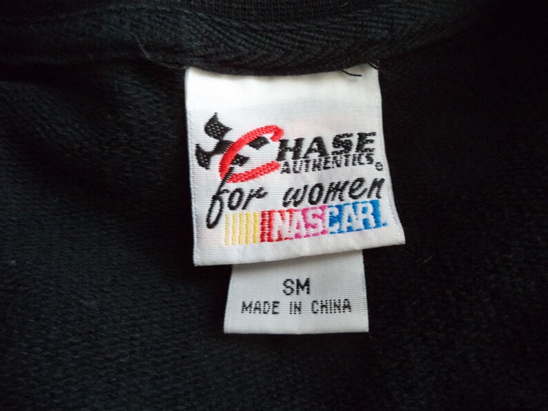 Vintage Womens Dale Jr Nascar Jacket Sz Small Black Chase Authentics 100/% Cotton