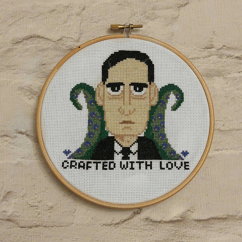 Lovecraft Gothic Cross Stitch Pattern PDF Crafted With Love Etsy UK