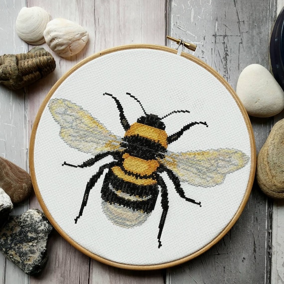 Bee Cross Stitch Pattern Cross Stitch Sampler - Etsy