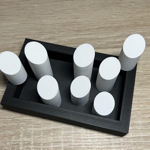 Puzzle game “Dowel Puzzle” – Patience game with wooden dowels for tinkerers and guests