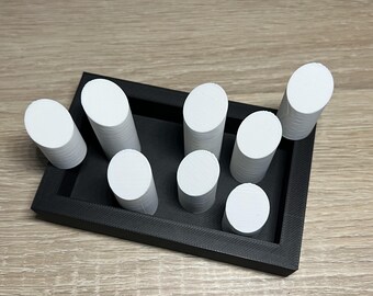 Puzzle game “Dowel Puzzle” – Patience game with wooden dowels for tinkerers and guests