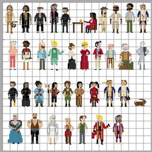 Pixel Pirates Cross stitch patterns