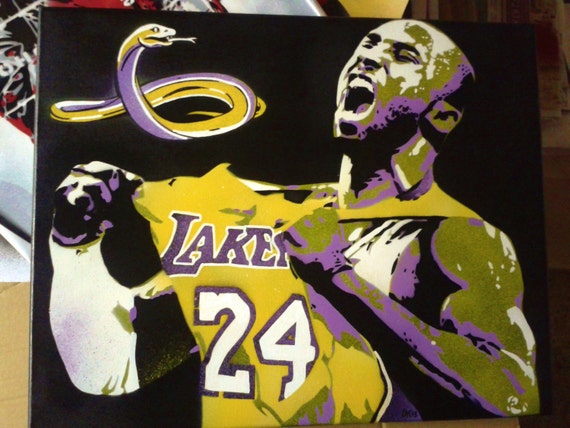 Kobe Bryant Stencil