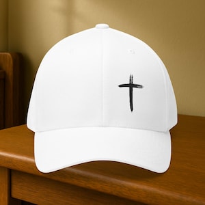 Black Cross Flexfit Hat