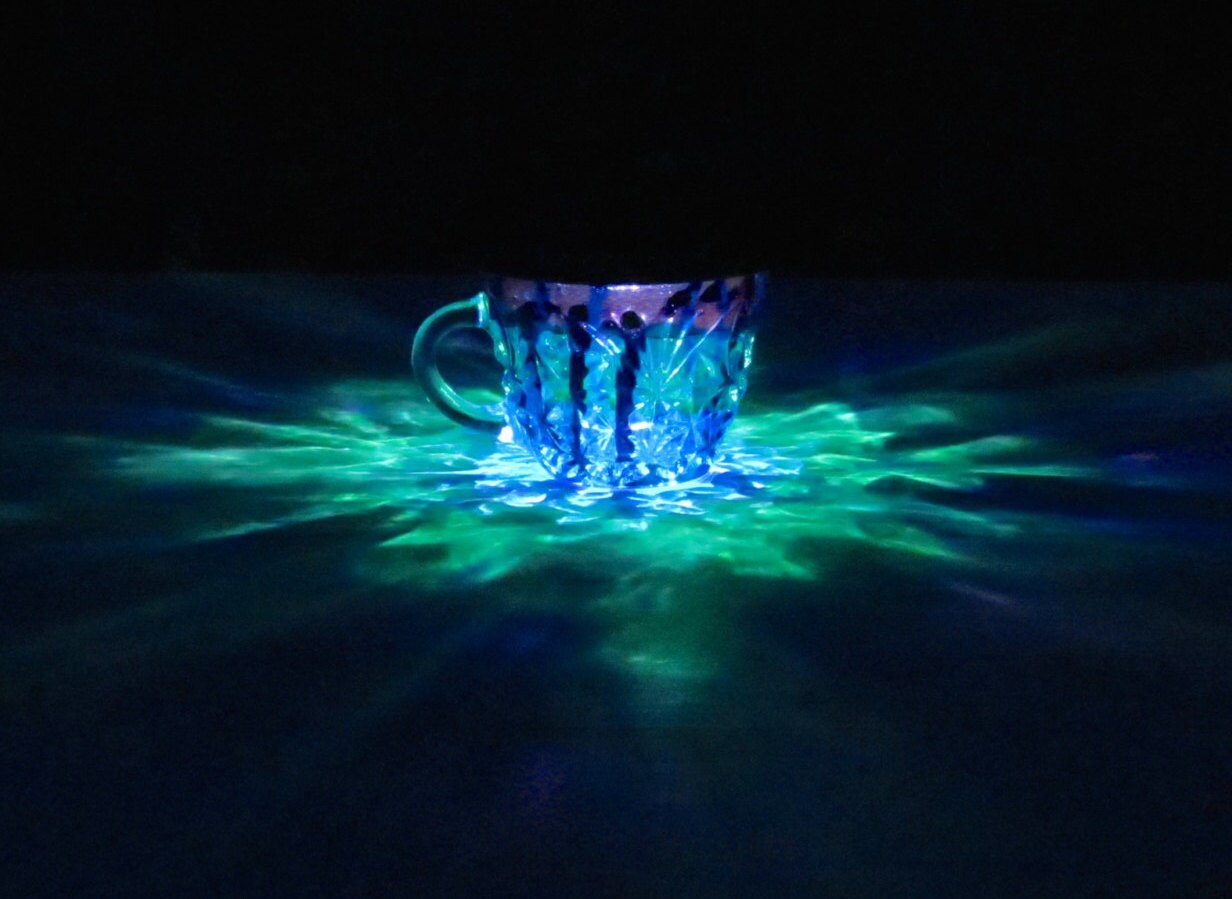 Green Blue Purple Painted Solar LED Light/Fairy Garden/Patio Etsy