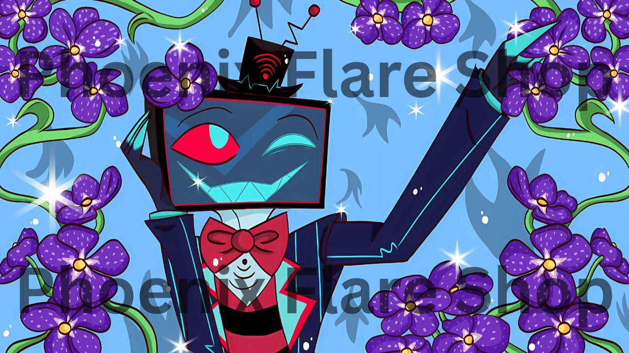 Hazbin Hotel Vox Playmat - Etsy