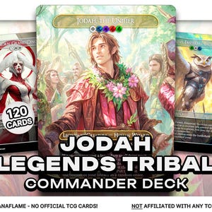 Jodah Legends Tribal - 120 Proxy Karten - Kommandant EDH Deck - Hochwertige Altered Karten - Volles ManaFlame Deck