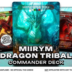 Miirym Dragon Tribal - 100 carte proxy - Mazzo Commander EDH - Carte alterate di alta qualità - Mazzo completo ManaFlame