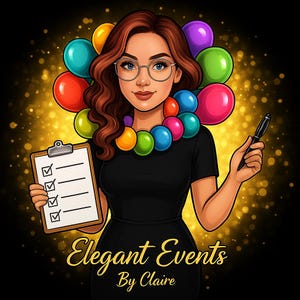 Event Planner Logo,Party Decoration Logo,Party Logo Design,Wedding Planner Logo,Balloon Logo Design,Cartoon Logo,Avatar Logo,Business Logo