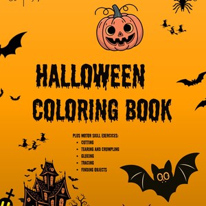 Kleur- en activiteitenboek Halloween