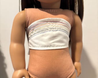 18inch doll strapless top