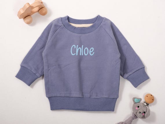 Personalized Embroidered Baby Name Sweatshirt | Custom Name Sweatshirt | Sweatshirt with Name | Toddler Sweatshirt | Birthday Gift for Baby
