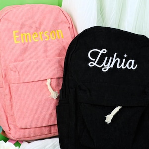 Sac à dos personnalisé pour enfants avec nom | Sac d'école brodé pour enfants | Sac à livres pour tout-petits |  Retour à l'école | Sac à dos pour enfants | Sac à dos pour enfants