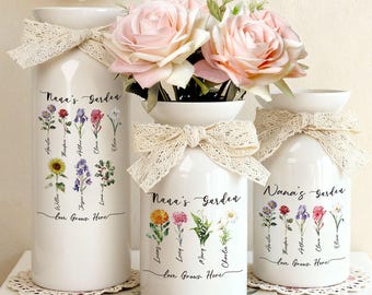 Aynsley Elizabeth Rose Vase, Vintage English Fine Bone China 8.75