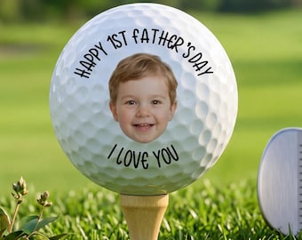 Aangepaste golfballen, golfbal papa, golfcadeau voor vader, golfballen eerste vaderdag, vaderdagcadeaus, cadeau nieuwe vader, golfcadeau, cadeau voor vader