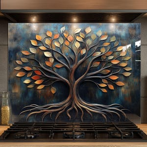 Dosseret en verre trempé, Dosseret en verre pour la cuisine, Couvercle supérieur de cuisinière, Dosseret de poêle, Dosseret de cuisine, Dosseret pour cuisinière
