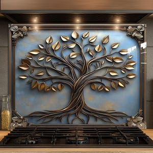 Dosseret en verre trempé, Dosseret en verre pour la cuisine, Couvercle supérieur de cuisinière, Dosseret de poêle, Dosseret de cuisine, Dosseret pour cuisinière