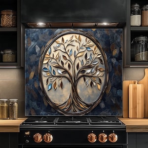 Dosseret en verre trempé, Dosseret en verre pour la cuisine, Couvercle supérieur de cuisinière, Dosseret de poêle, Dosseret de cuisine, Dosseret pour cuisinière