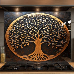 Dosseret en verre trempé, Dosseret en verre pour la cuisine, Couvercle supérieur de cuisinière, Dosseret de poêle, Dosseret de cuisine, Dosseret pour cuisinière